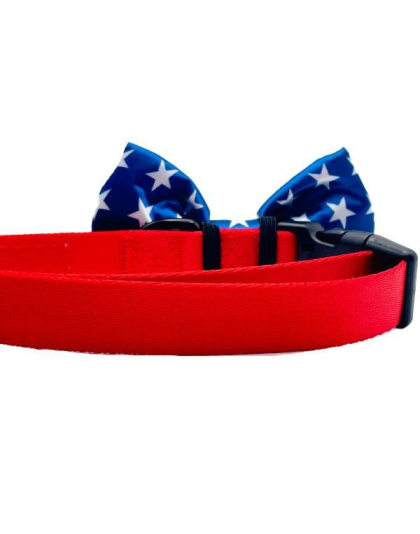 USA - Cutie Ties Dog Bow Tie - One Size