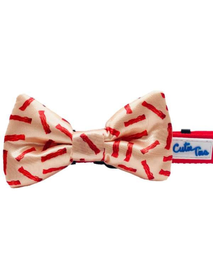 Bacon - Cutie Ties Dog Bow Tie - One Size