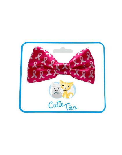 Pink - Cutie Ties Dog Bow Tie - One Size