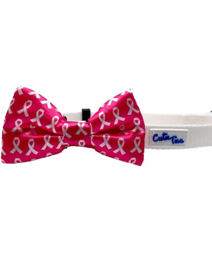 Pink - Cutie Ties Dog Bow Tie - One Size