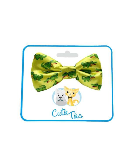 Yellow - Cutie Ties Dog Bow Tie - One Size