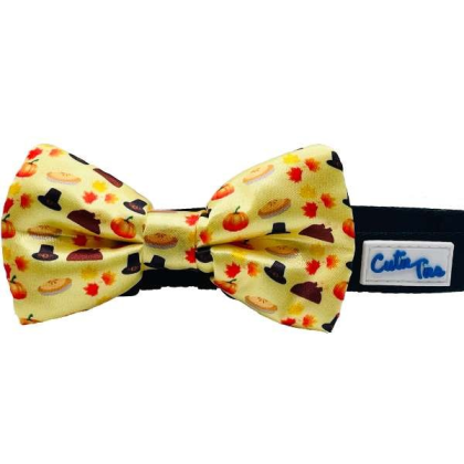 Thanksgiving - Cutie Ties Dog Bow Tie - One Size