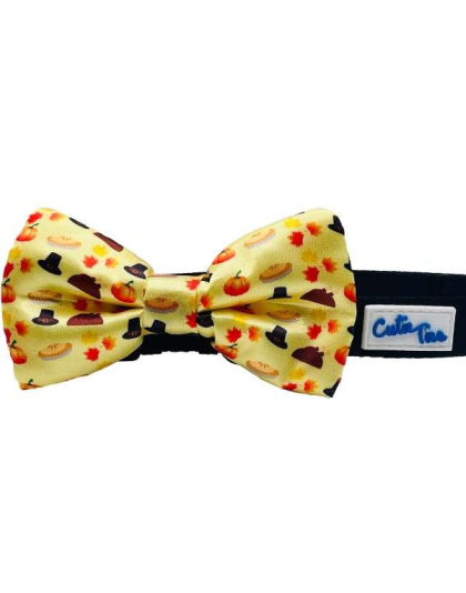 Thanksgiving - Cutie Ties Dog Bow Tie - One Size