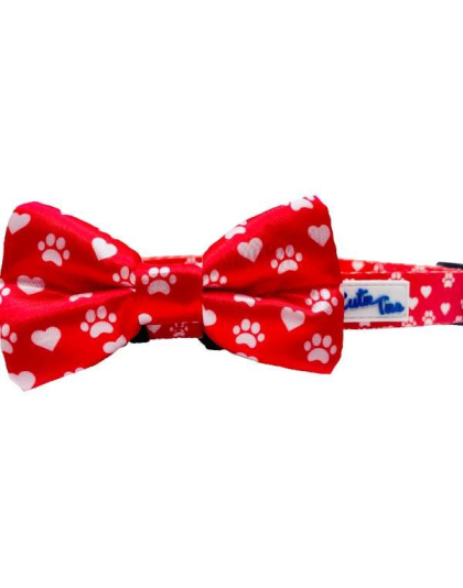 Red - Cutie Ties Dog Bow Tie - One Size