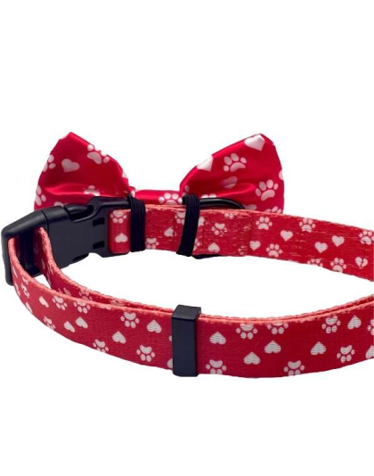 Red - Cutie Ties Dog Bow Tie - One Size