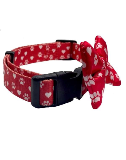 Red - Cutie Ties Dog Bow Tie - One Size