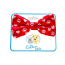 Red - Cutie Ties Dog Bow Tie - One Size