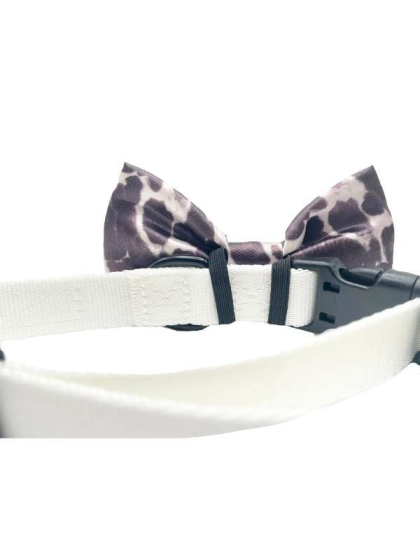 Cow - Cutie Ties Dog Bow Tie - One Size