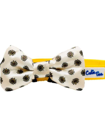 Sunflower - Cutie Ties Dog Bow Tie - One Size