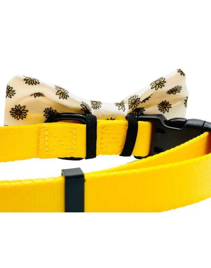 Sunflower - Cutie Ties Dog Bow Tie - One Size