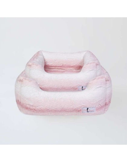 Pink Fawn - Cashmere Dog Bed - Small