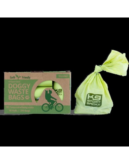 Doggy Waste Bags - Box of 18 Rolls - 270 Bags