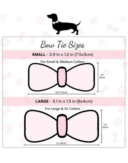 Melting Hearts - Dog Bow Tie  - Small