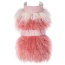 Bella Rose - Mink Faux-Fur Vest - Medium