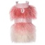 Bella Rose - Mink Faux-Fur Vest - Small