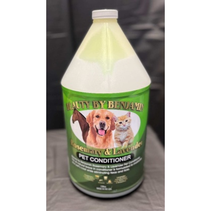 White - Rosemary and Lavender Pet Conditioner - 128 oz