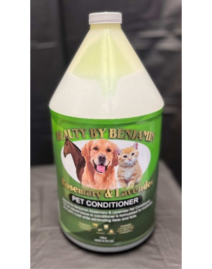 White - Rosemary and Lavender Pet Conditioner - 128 oz