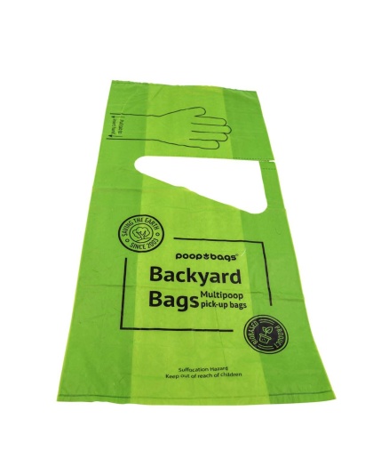 GREEN - BIOBASED BACKYARD BAGS - 16 Bags