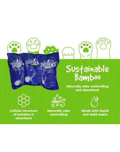 BLUE - Catfidence Bamboo Cat Litter