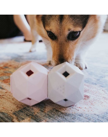 Light Grey - The Odin - Modern Treat Dispensing Dog Puzzle