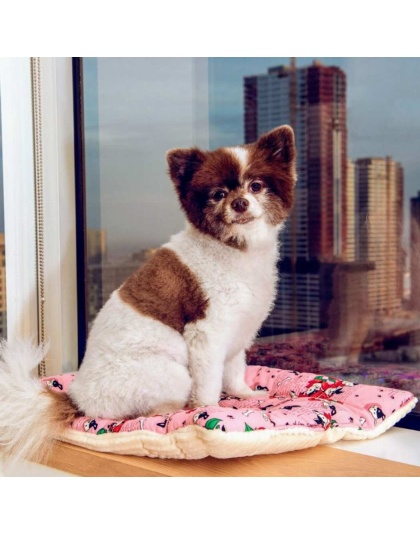 Frenchies in Pink - Comfy Mat Pet Bed