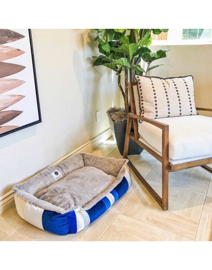 Golden Waves Reversible Pet Bed - SMALL