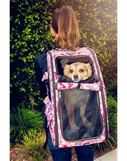 Pink Camo - 5-in-1 Pet Carrier