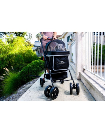 Black - Pet and Pets Swift Pet Stroller