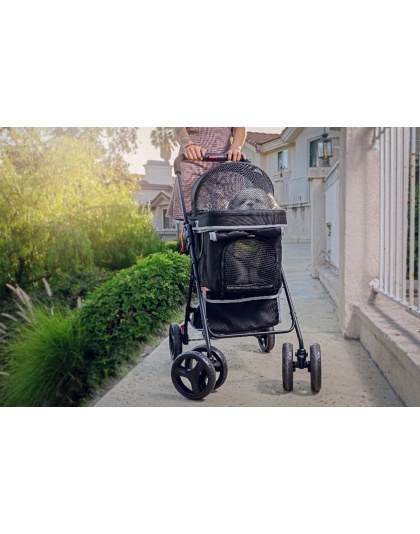 Black - Pet and Pets Swift Pet Stroller