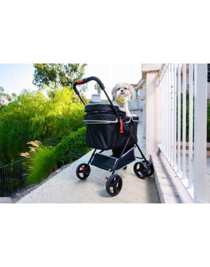 Black - Pet and Pets Swift Pet Stroller