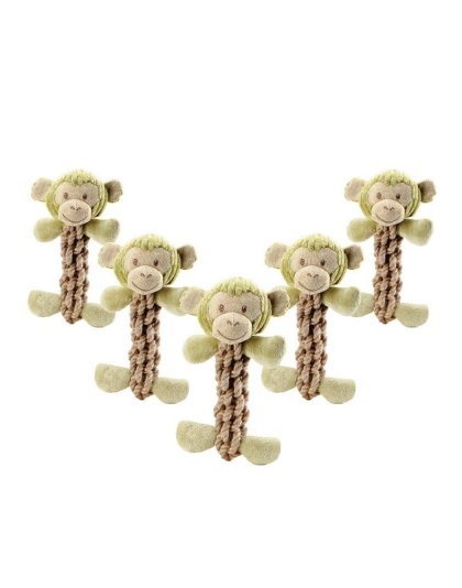 Tough Hemp Monkey Pet Toy