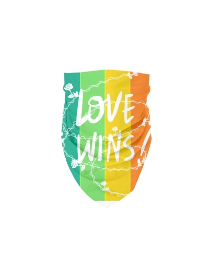 Love Wins Sublimation Bandana -   One Size