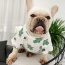 White - Green Dinosaur - Matching Pet and Owner Clothing Set -   3XL