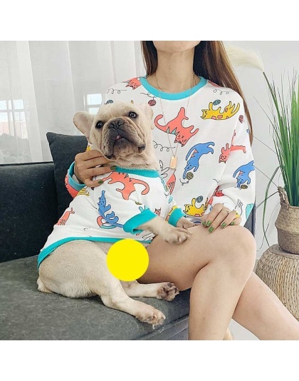 White -  Little Dinosaur - Matching Pet and Owner Clothing Set -   2XL