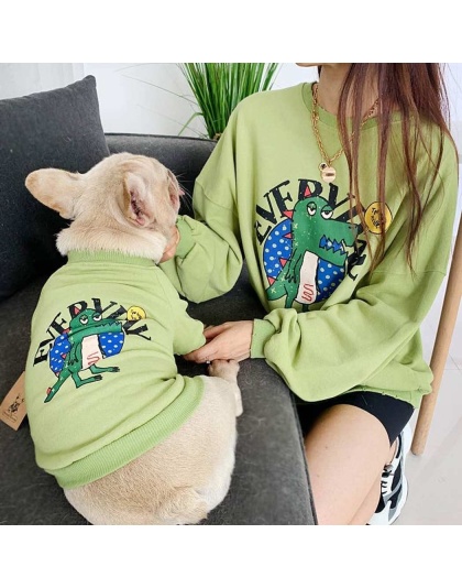 Green - Everyday Dinosaur - Matching Pet and Owner Clothing Set -  Large