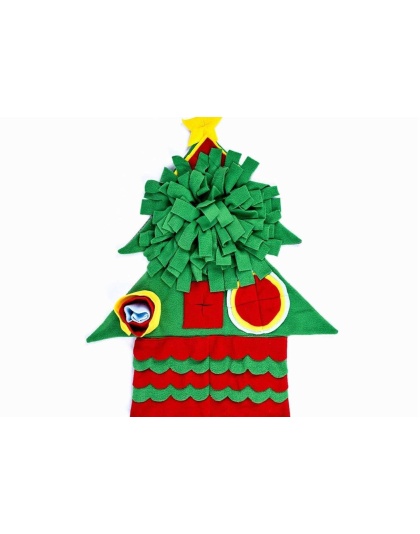 Christmas Tree - Merry Christmas Pets Puzzle Toys Snuffle Mat -