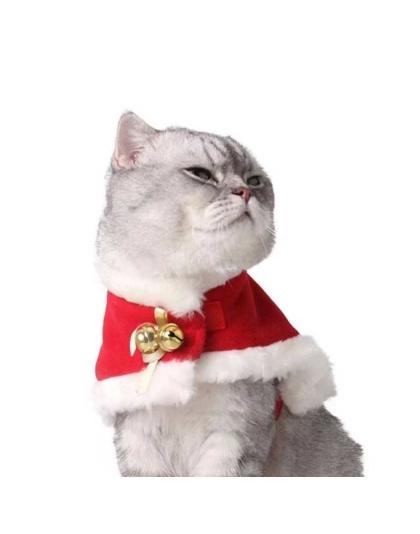 Red/White - Merry Christmas Pets Beautiful Clothes -  Medium