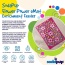 Pink - Flower Power Design eMat Enrichment Lick Mat  - Large