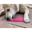 Pink - Flower Power Design eMat Enrichment Lick Mat  - Small