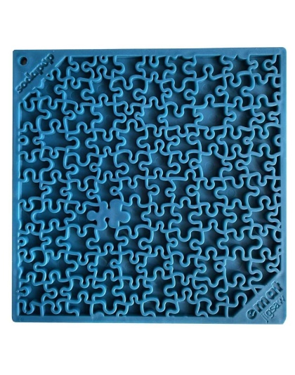 Blue - Jigsaw Design eMat Enrichment Lick Mat