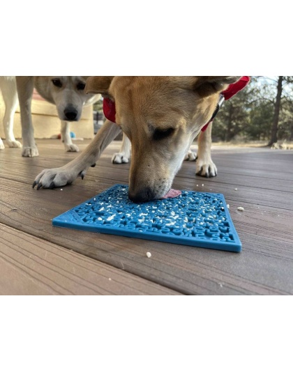 Blue - Jigsaw Design eMat Enrichment Lick Mat