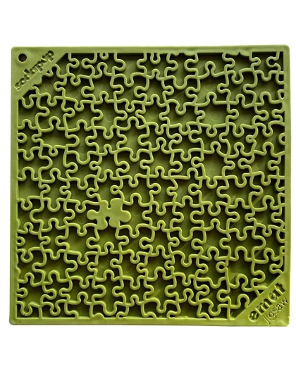 Green - Jigsaw Design eMat Enrichment Lick Mat