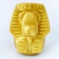 Gold - MKB Doggie Pharaoh Durable Chew Toy & Treat Dispenser - Large