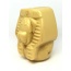 Gold - MKB Doggie Pharaoh Durable Chew Toy & Treat Dispenser  - Medium