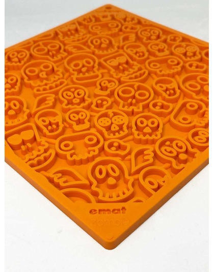 Black - Zombie Design Emat Enrichment Lick Mat