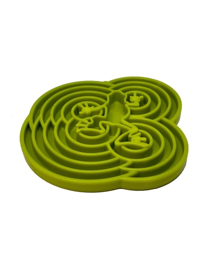 Green  - Water Frog Design eTray Enrichment Tray for Dogs