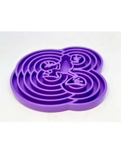 Purple  - Water Frog Design eTray Enrichment Tray for Dogs