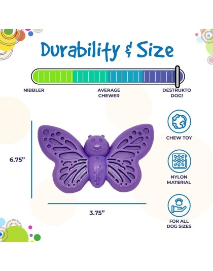 Purple - SP Butterfly Chew and Enrichment Toy