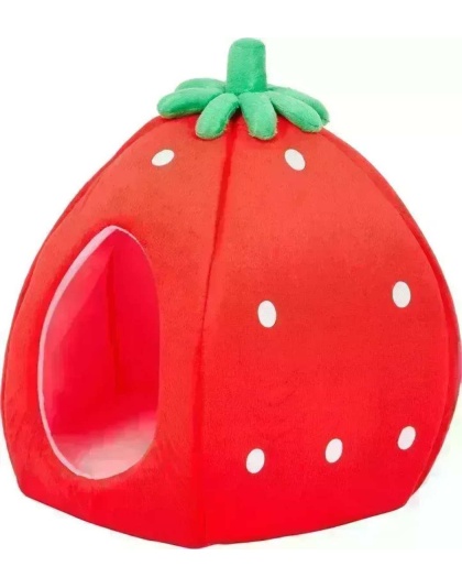 YML Strawberry Pet Bed House - Small