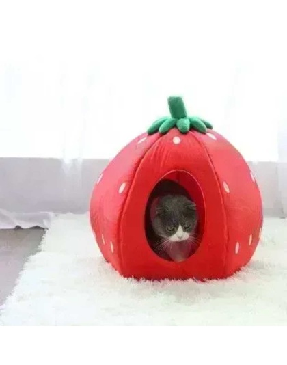 YML Strawberry Pet Bed House - Small